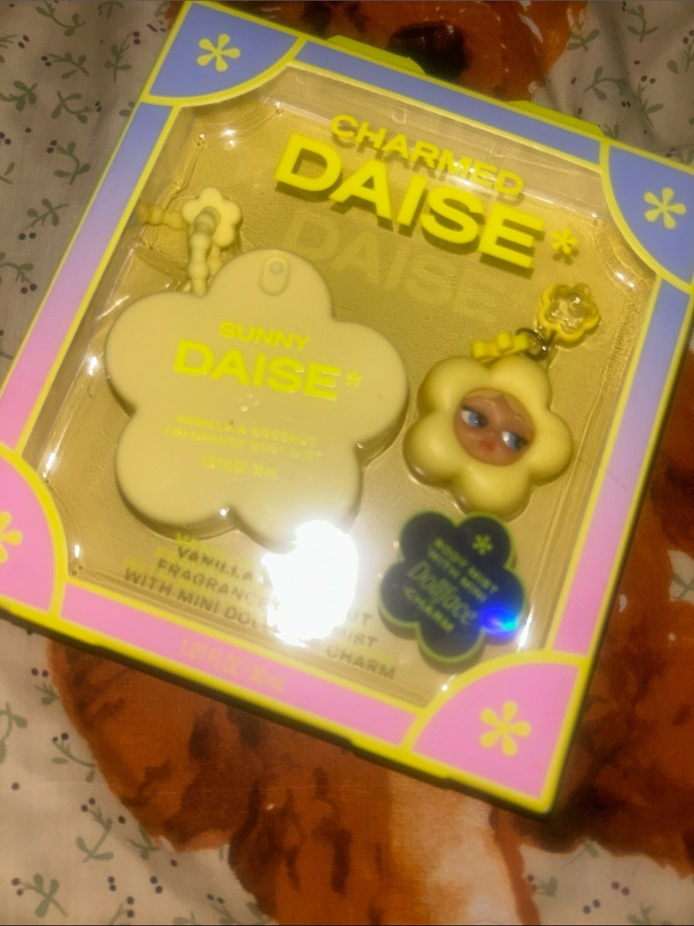 Daisy Sunny Daise Kids Vanilla Flower Fragrance Set - Yellow